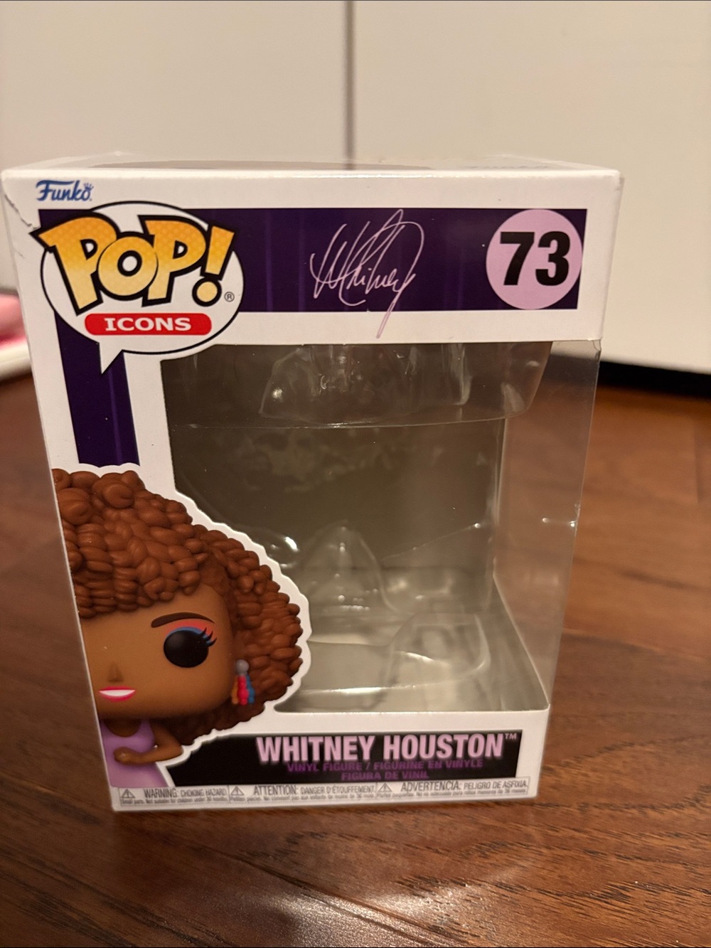 Funko POP! Empty Box Icons Whitney Houston Brown Hair #73